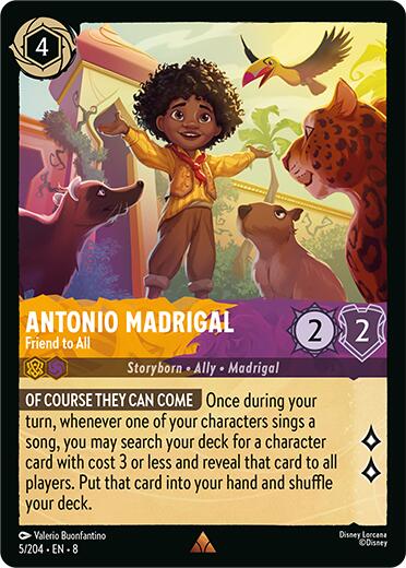 Antonio Madrigal - Friend to All (5/204) [Reign of Jafar] Lorcana Single Disney | Red Claw Gaming