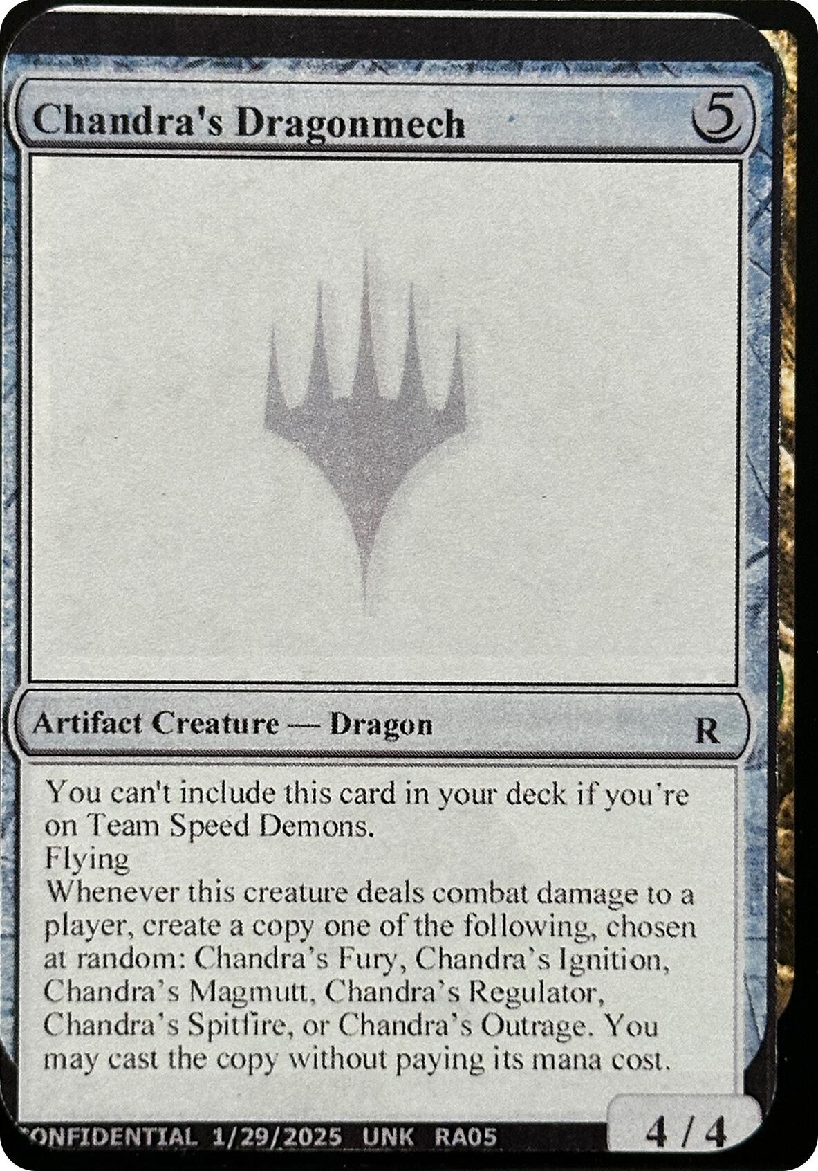 Chandra's Dragonmech [Unknown Event] | Red Claw Gaming