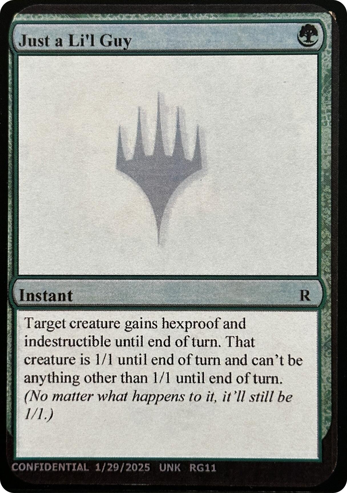Just a Li'l Guy [Unknown Event] MTG Single Magic: The Gathering | Red Claw Gaming