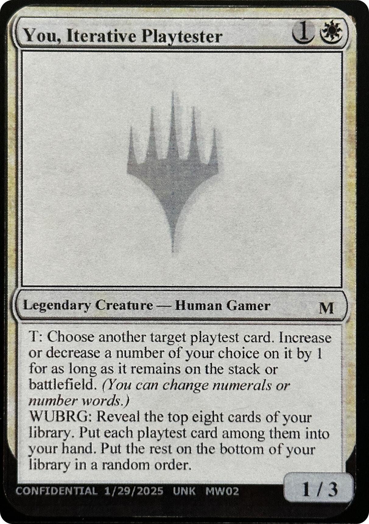 You, Iterative Playtester [Unknown Event] MTG Single Magic: The Gathering | Red Claw Gaming