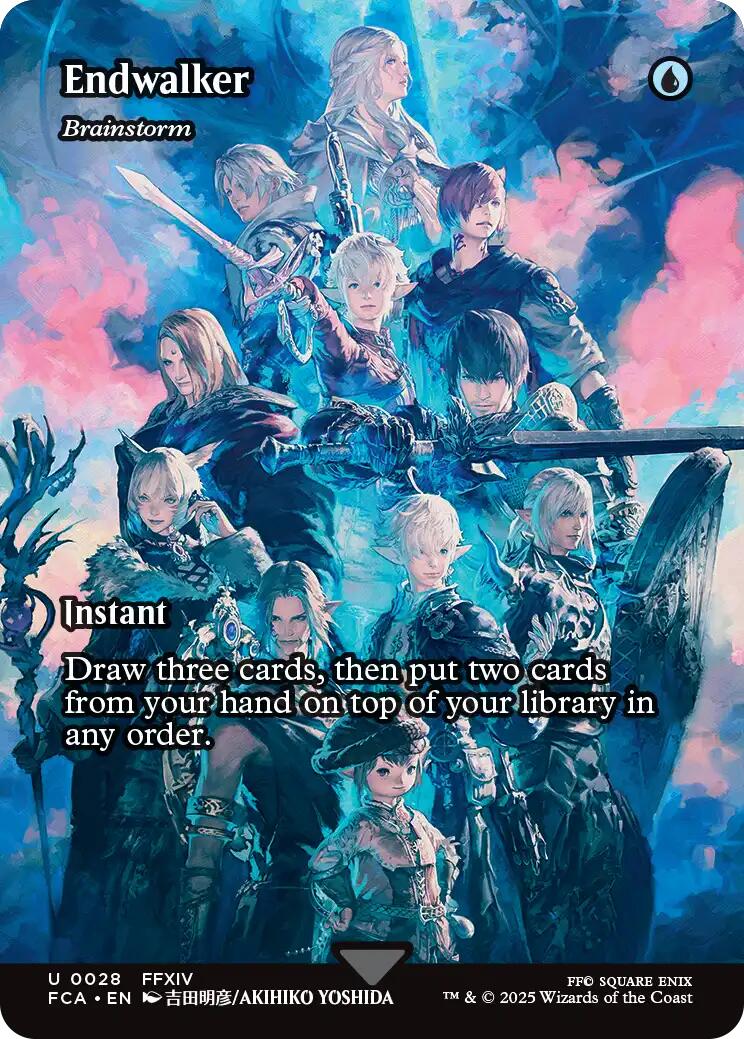Endwalker - Brainstorm (Showcase) [FINAL FANTASY : Through the Ages] MTG Single Magic: The Gathering | Red Claw Gaming