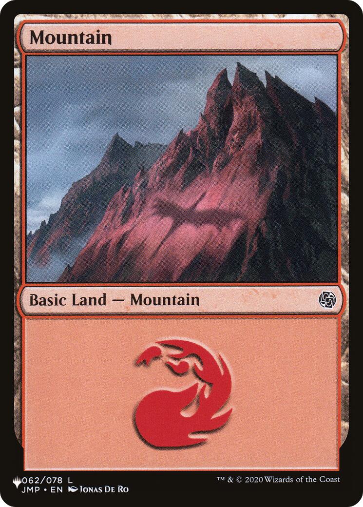 Mountain (062) (JMP) [The List] MTG Single Magic: The Gathering | Red Claw Gaming
