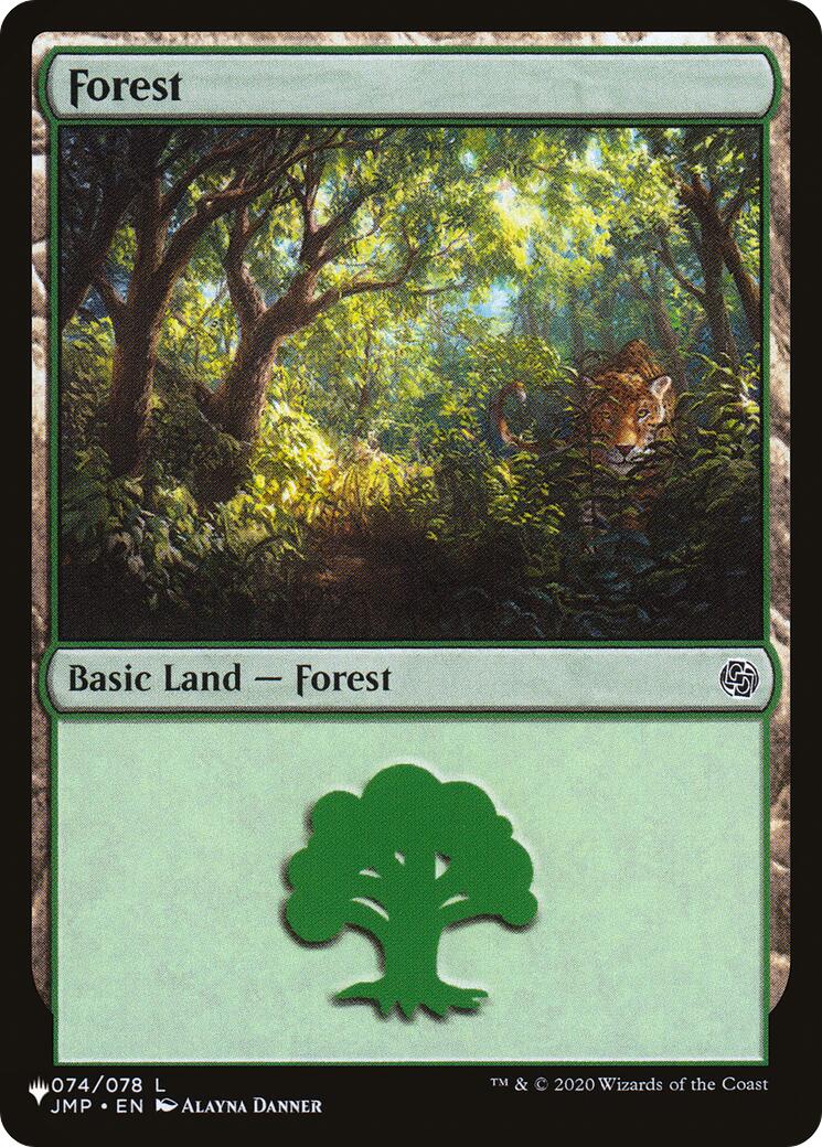 Forest (074) (JMP) [The List] MTG Single Magic: The Gathering | Red Claw Gaming