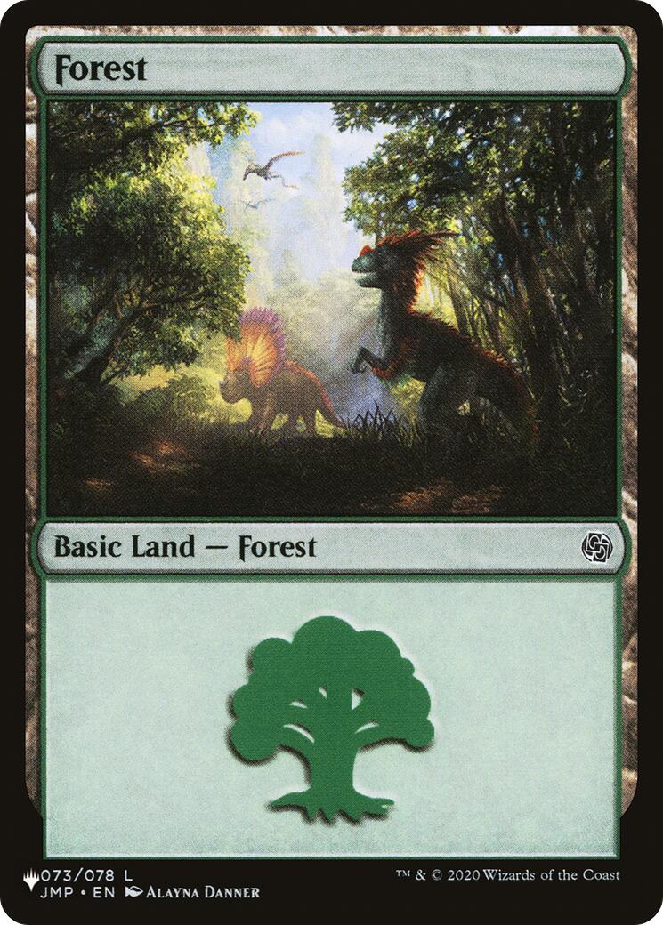 Forest (073) (JMP) [The List] MTG Single Magic: The Gathering | Red Claw Gaming