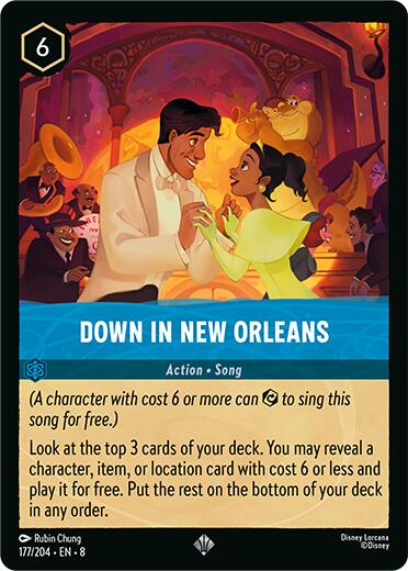 Down in New Orleans (177/204) [Reign of Jafar] Lorcana Single Disney | Red Claw Gaming