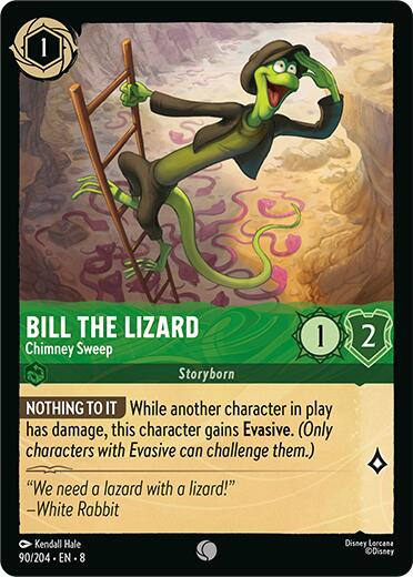 Bill the Lizard - Chimney Sweep (90/204) [Reign of Jafar] Lorcana Single Disney | Red Claw Gaming