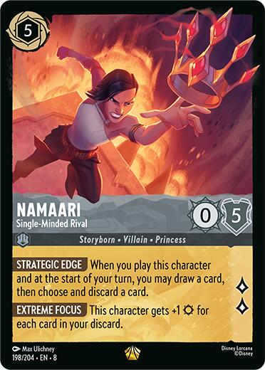 Namaari - Single-Minded Rival (198/204) [Reign of Jafar] Lorcana Single Disney | Red Claw Gaming