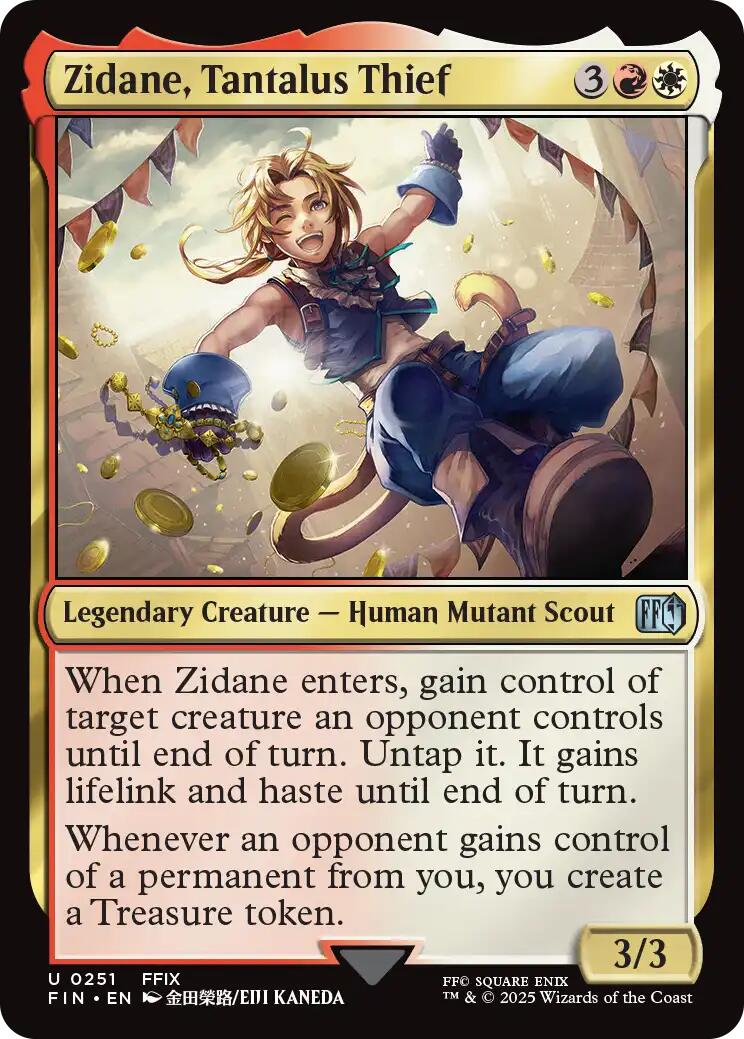 Zidane, Tantalus Thief [FINAL FANTASY] MTG Single Magic: The Gathering | Red Claw Gaming