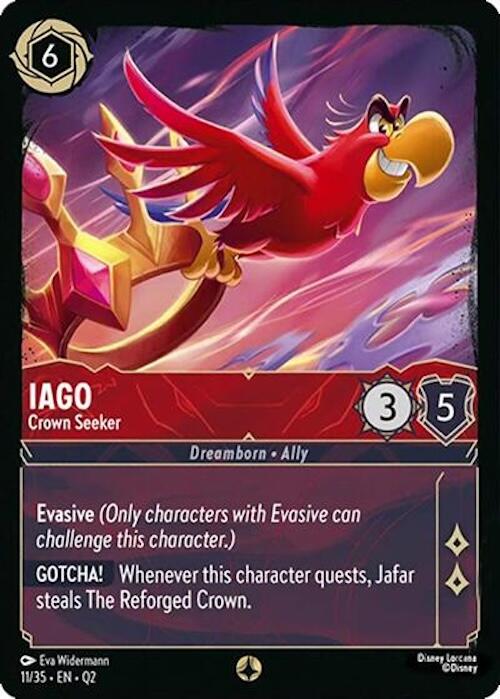 Iago - Crown Seeker (11/35) [Illumineer's Quest: Deep Trouble] Lorcana Single Disney | Red Claw Gaming