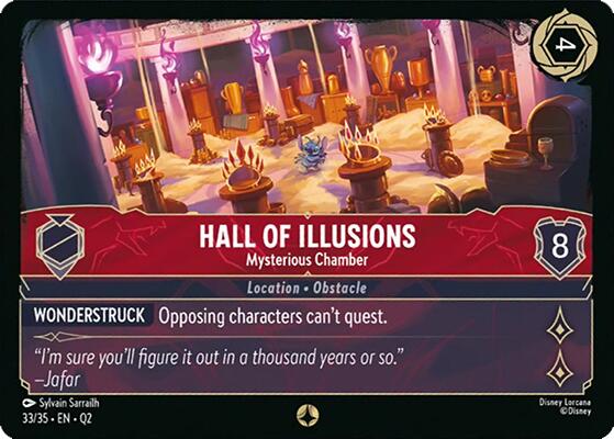 Hall of Illusions - Mysterious Chamber (33/35) [Illumineer's Quest: Deep Trouble] Lorcana Single Disney | Red Claw Gaming