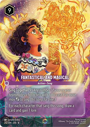 Fantastical and Magical (Enchanted) (212/204) [Reign of Jafar] Lorcana Single Disney | Red Claw Gaming