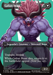 Vincent Valentine // Galian Beast (Borderless) (Surge Foil) [FINAL FANTASY] MTG Single Magic: The Gathering | Red Claw Gaming