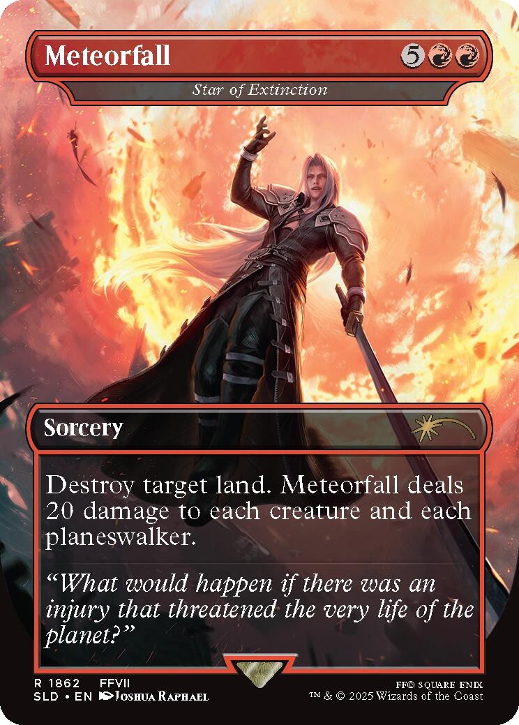 Meteorfall - Star of Extinction [Secret Lair Drop Series] MTG Single Magic: The Gathering | Red Claw Gaming