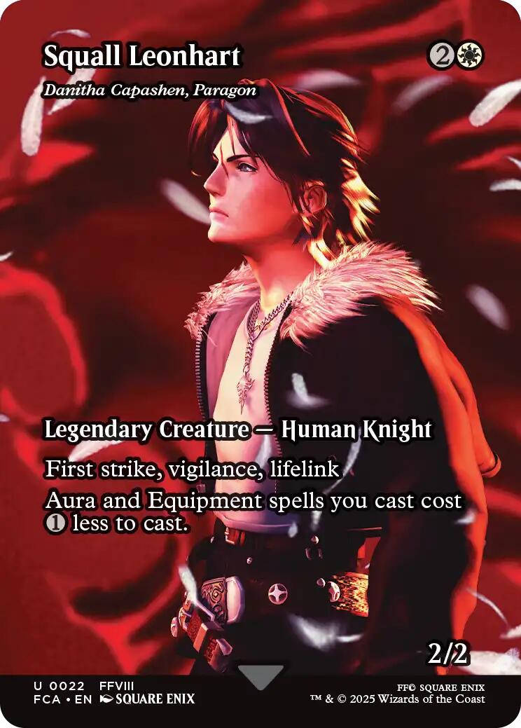 Squall Leonhart - Danitha Capashen, Paragon (Showcase) [FINAL FANTASY : Through the Ages] MTG Single Magic: The Gathering | Red Claw Gaming