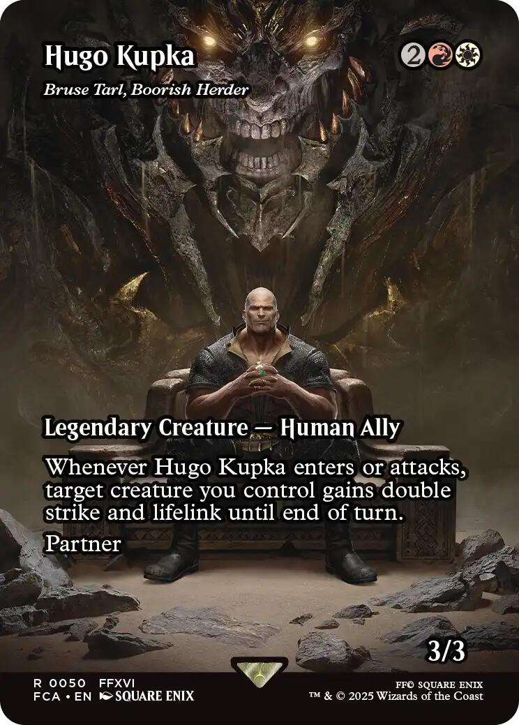 Hugo Kupka - Bruse Tarl, Boorish Herder (Showcase) [FINAL FANTASY : Through the Ages] MTG Single Magic: The Gathering | Red Claw Gaming