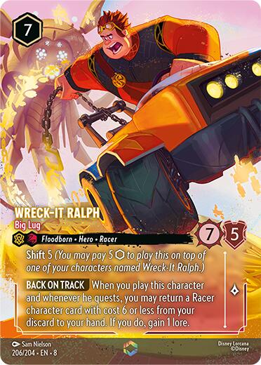 Wreck-It Ralph - Big Lug (Enchanted) (206/204) [Reign of Jafar] Lorcana Single Disney | Red Claw Gaming
