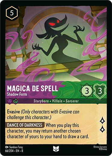 Magica De Spell - Shadow Form (66/204) [Reign of Jafar] Lorcana Single Disney | Red Claw Gaming