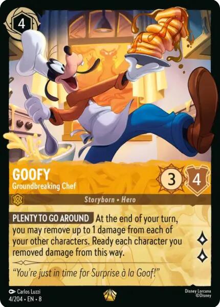 Goofy - Groundbreaking Chef (4/204) [Reign of Jafar] Lorcana Single Disney | Red Claw Gaming