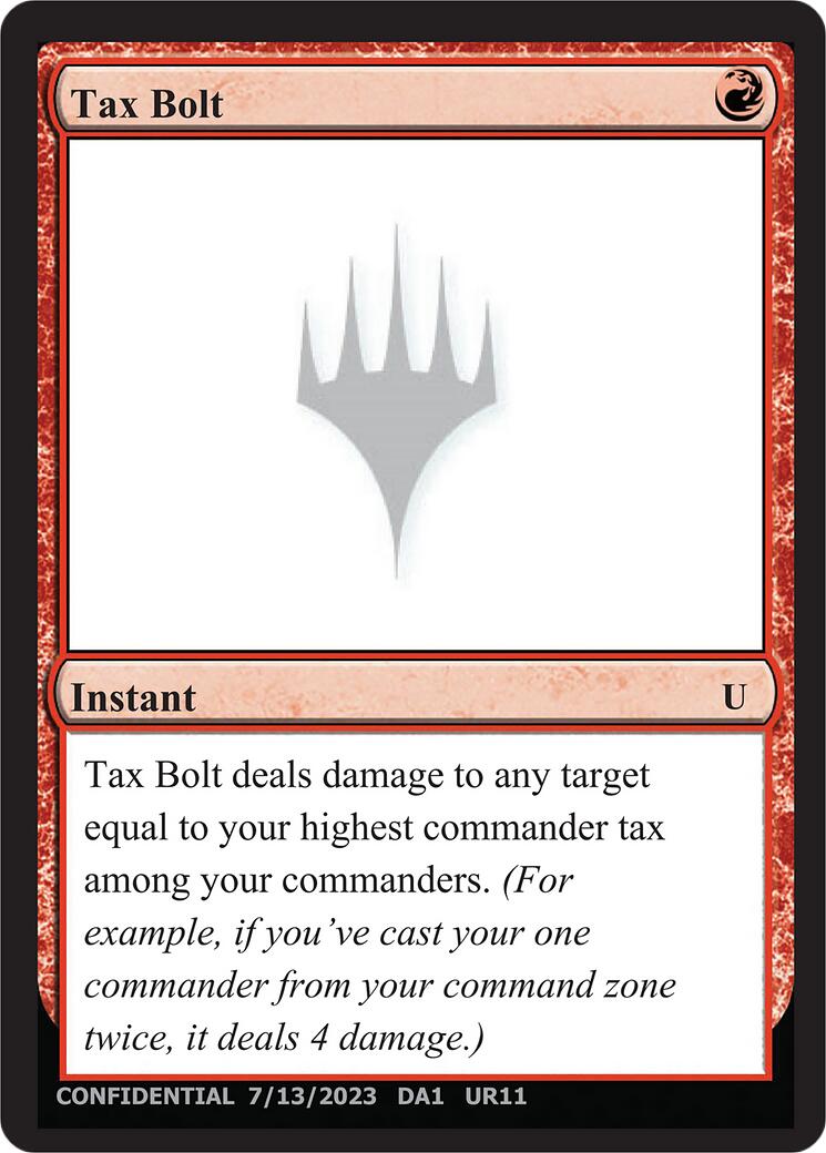 Tax Bolt [Mystery Booster] MTG Single Magic: The Gathering | Red Claw Gaming