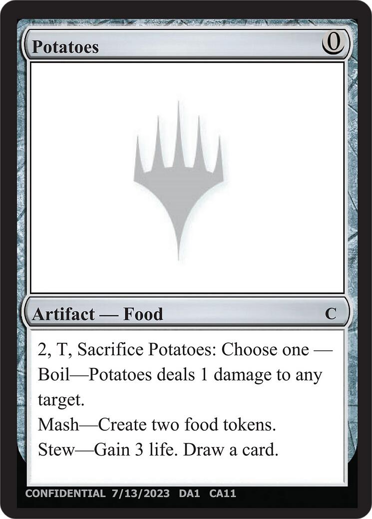 Potatoes [Mystery Booster] MTG Single Magic: The Gathering | Red Claw Gaming