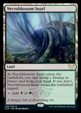 Necroblossom Snarl [Strixhaven: School of Mages] MTG Single Magic: The Gathering | Red Claw Gaming