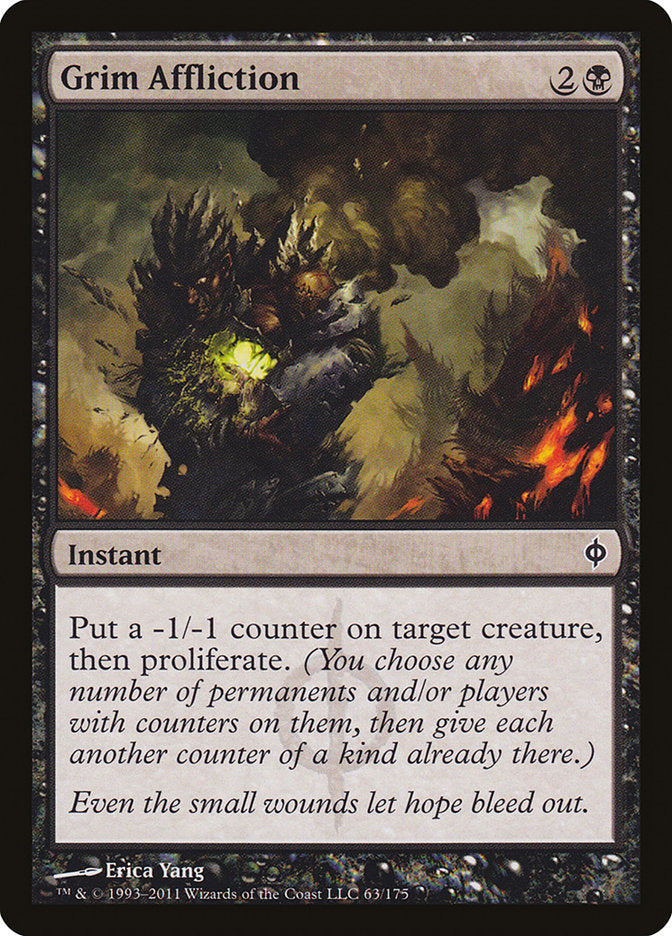 Grim Affliction [New Phyrexia] MTG Single Magic: The Gathering | Red Claw Gaming
