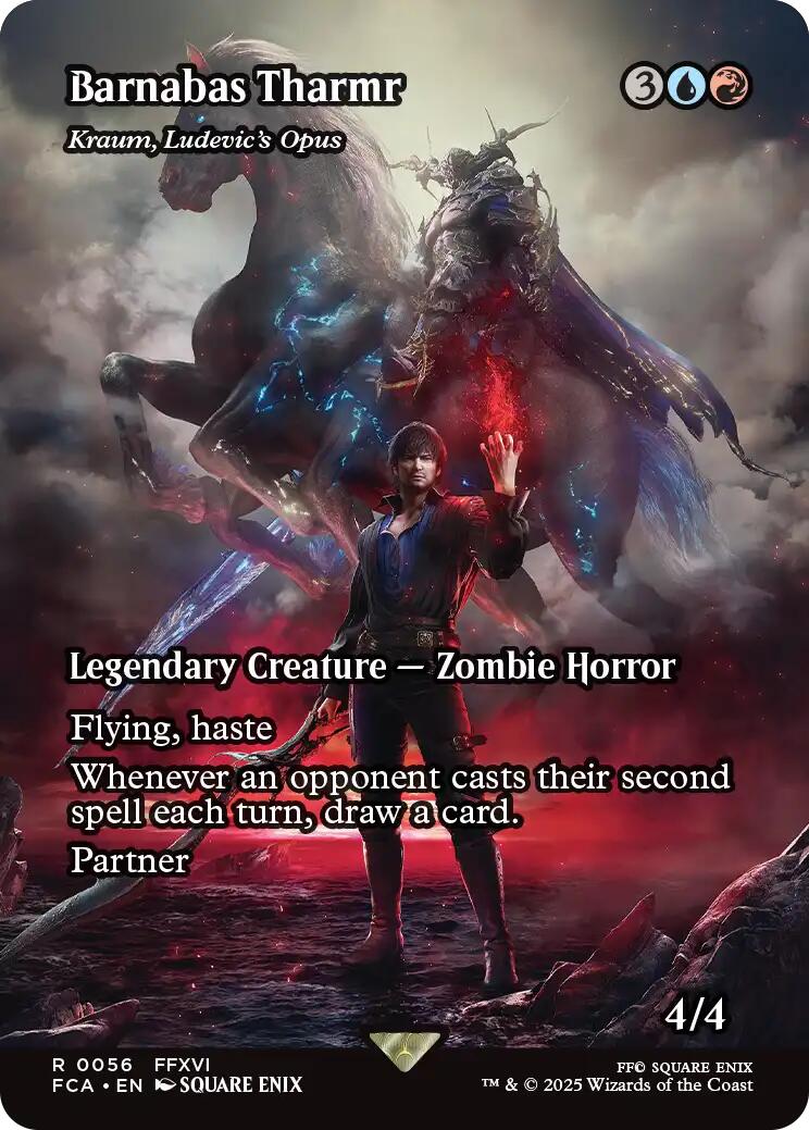 Barnabas Tharmr - Kraum, Ludevic's Opus (Showcase) [FINAL FANTASY : Through the Ages] MTG Single Magic: The Gathering | Red Claw Gaming