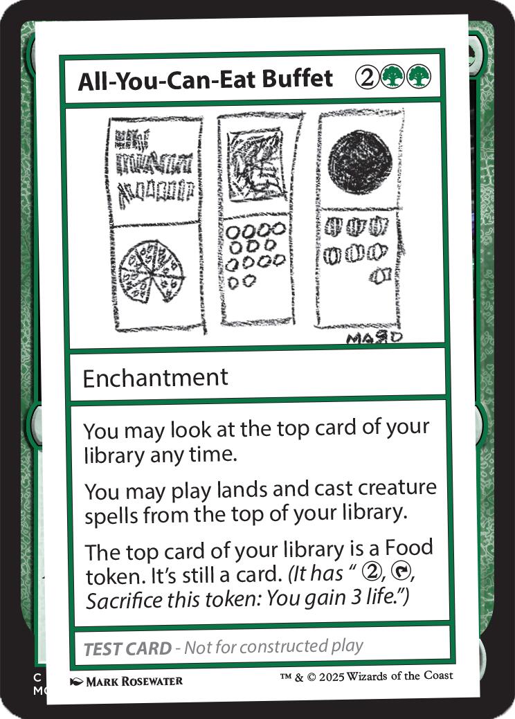 All-You-Can-Eat Buffet [Mystery Booster Playtest Cards] MTG Single Magic: The Gathering | Red Claw Gaming