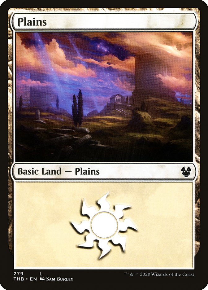 Plains (279) [Theros Beyond Death] MTG Single Magic: The Gathering | Red Claw Gaming