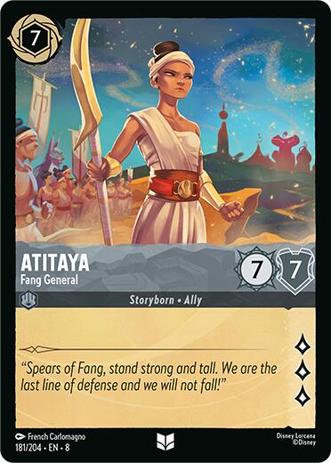 Atitaya - Fang General (181/204) [Reign of Jafar] Lorcana Single Disney | Red Claw Gaming