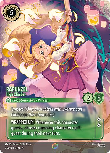 Rapunzel - High Climber (Enchanted) (214/204) [Reign of Jafar] Lorcana Single Disney | Red Claw Gaming