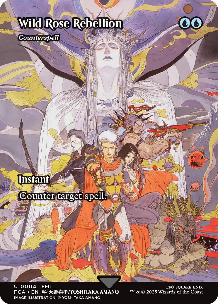 Wild Rose Rebellion - Counterspell (Showcase) [FINAL FANTASY : Through the Ages] MTG Single Magic: The Gathering | Red Claw Gaming