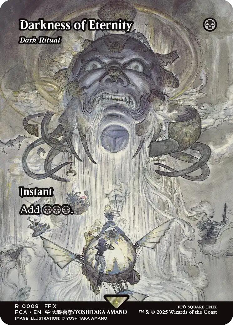 Darkness of Eternity - Dark Ritual (Showcase) [FINAL FANTASY : Through the Ages] MTG Single Magic: The Gathering | Red Claw Gaming