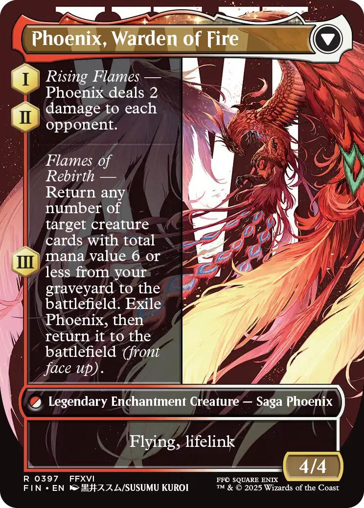 Joshua, Phoenix's Dominant (Borderless) [FINAL FANTASY] MTG Single Magic: The Gathering | Red Claw Gaming