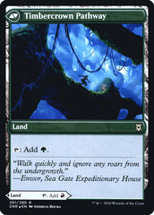 Cragcrown Pathway // Timbercrown Pathway [Zendikar Rising Prerelease Promos] MTG Single Magic: The Gathering | Red Claw Gaming