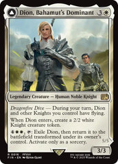 Dion, Bahamut's Dominant // Bahamut, Warden of Light [FINAL FANTASY] MTG Single Magic: The Gathering | Red Claw Gaming