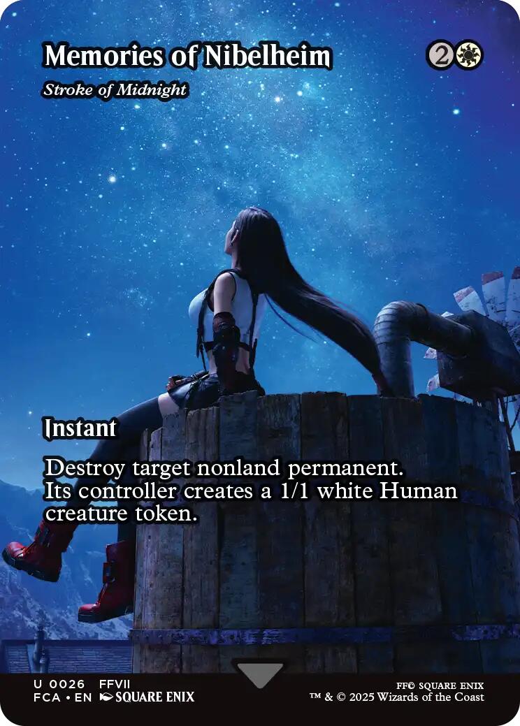 Memories of Nibelheim - Stroke of Midnight (Showcase) [FINAL FANTASY : Through the Ages] MTG Single Magic: The Gathering | Red Claw Gaming