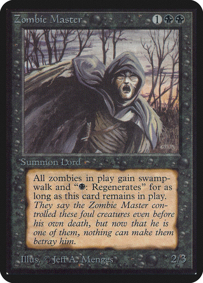 Zombie Master [Alpha Edition] MTG Single Magic: The Gathering | Red Claw Gaming