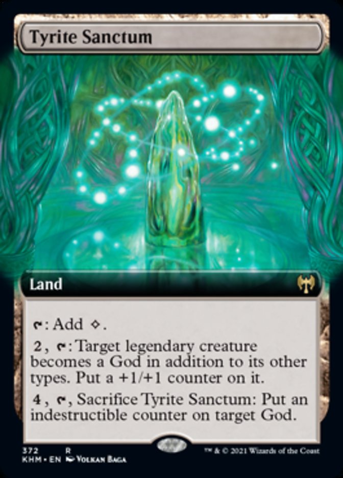 Tyrite Sanctum (Extended Art) [Kaldheim] MTG Single Magic: The Gathering | Red Claw Gaming