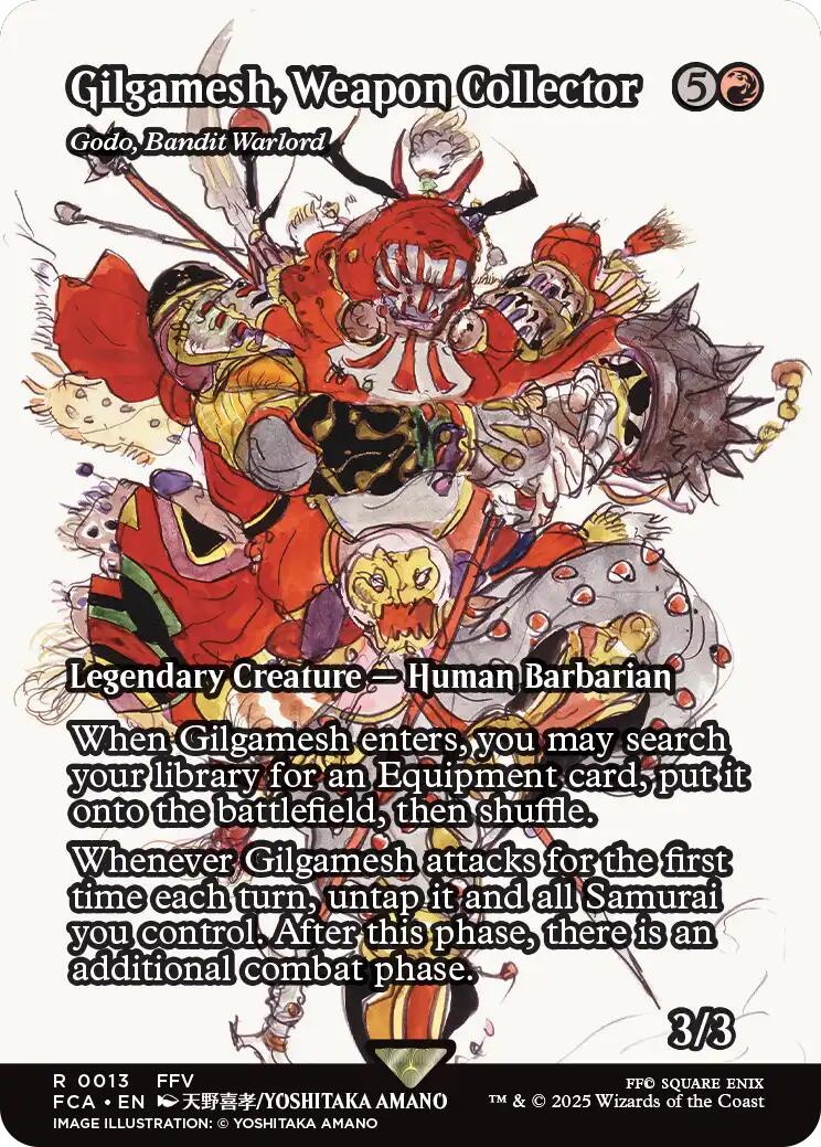 Gilgamesh, Weapon Collector - Godo, Bandit Warlord (Showcase) [FINAL FANTASY : Through the Ages] MTG Single Magic: The Gathering | Red Claw Gaming