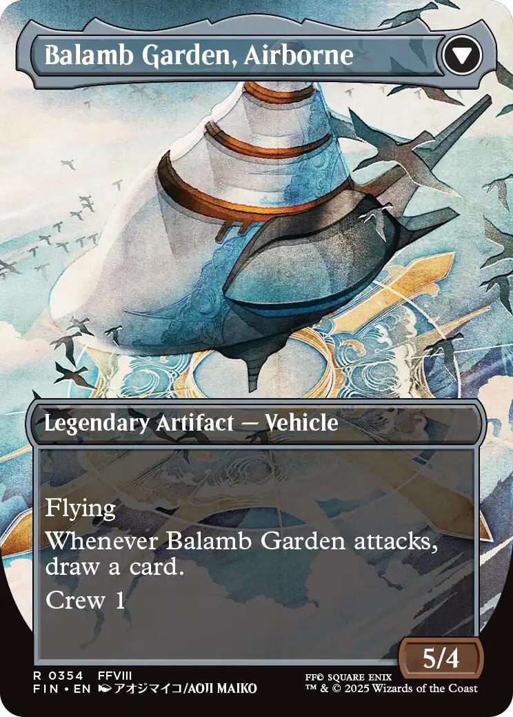 Balamb Garden, SeeD Academy // Balamb Garden, Airborne (Borderless) [FINAL FANTASY] MTG Single Magic: The Gathering | Red Claw Gaming