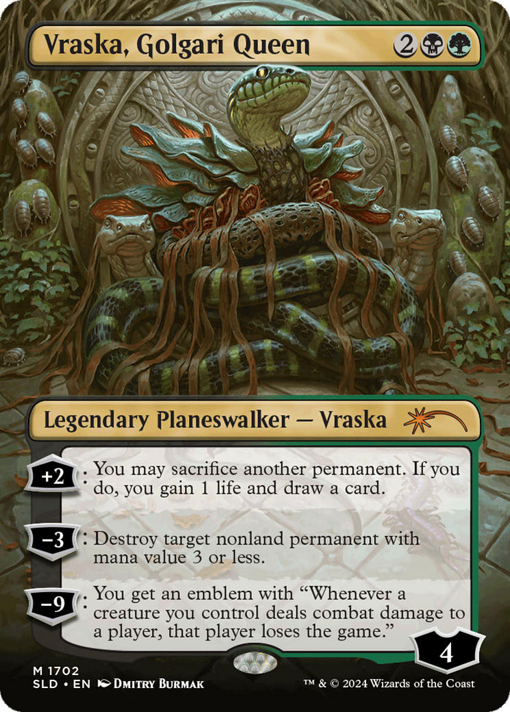 Vraska, Golgari Queen (1702) (Rainbow Foil) [Secret Lair Drop Series] MTG Single Magic: The Gathering | Red Claw Gaming
