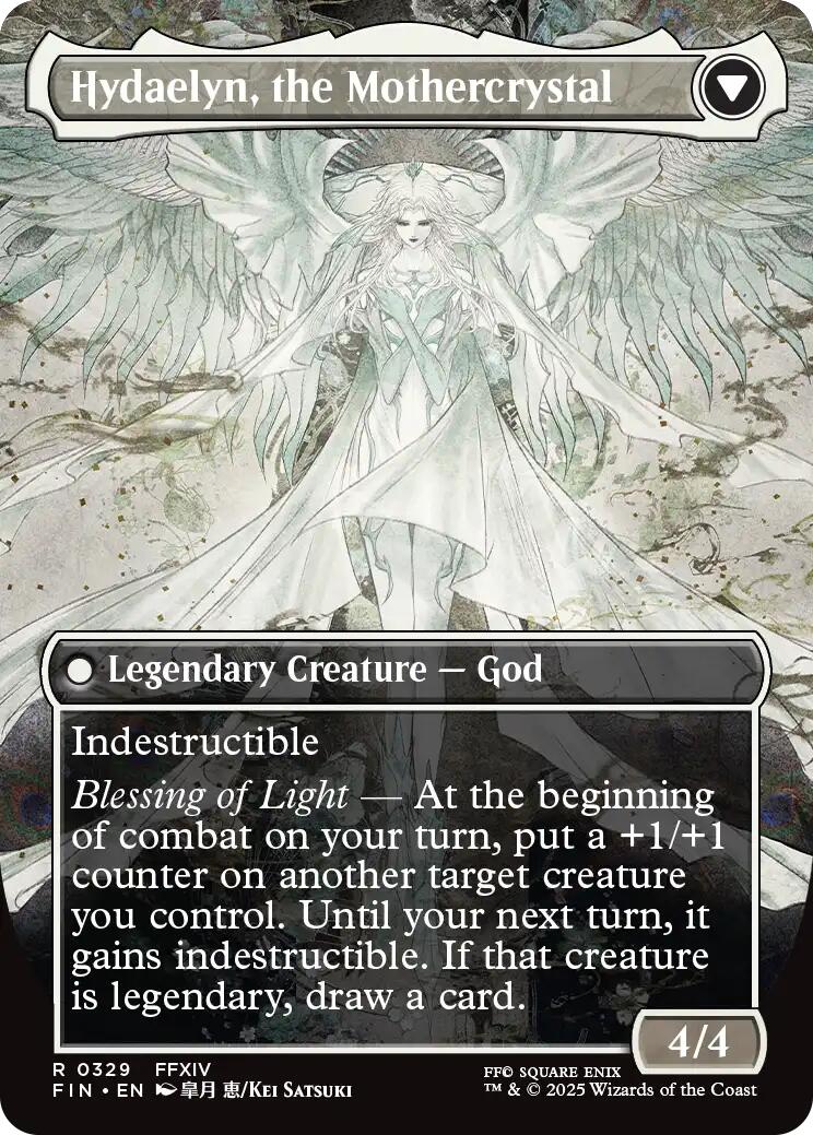 Venat, Heart of Hydaelyn // Hydaelyn, the Mothercrystal (Borderless) [FINAL FANTASY] MTG Single Magic: The Gathering | Red Claw Gaming
