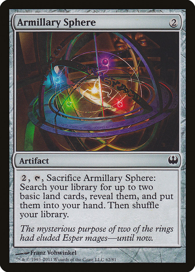 Armillary Sphere [Duel Decks: Knights vs. Dragons] MTG Single Magic: The Gathering | Red Claw Gaming