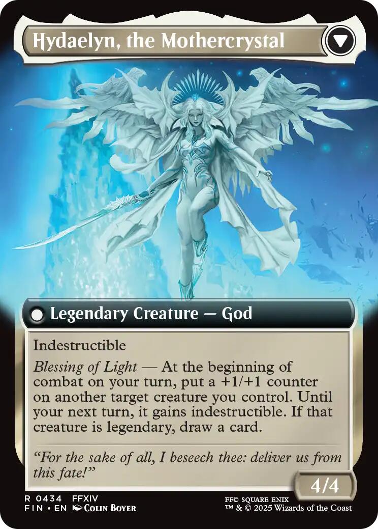 Venat, Heart of Hydaelyn // Hydaelyn, the Mothercrystal (Extended Art) [FINAL FANTASY] MTG Single Magic: The Gathering | Red Claw Gaming