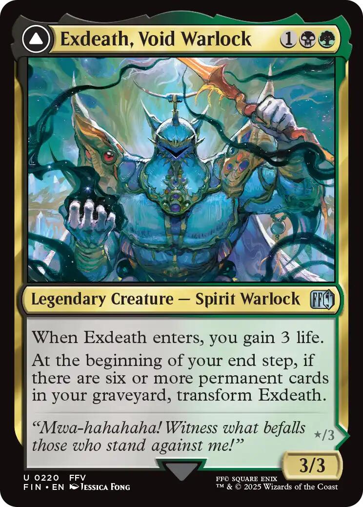 Exdeath, Void Warlock // Neo Exdeath, Dimension's End [FINAL FANTASY] MTG Single Magic: The Gathering | Red Claw Gaming