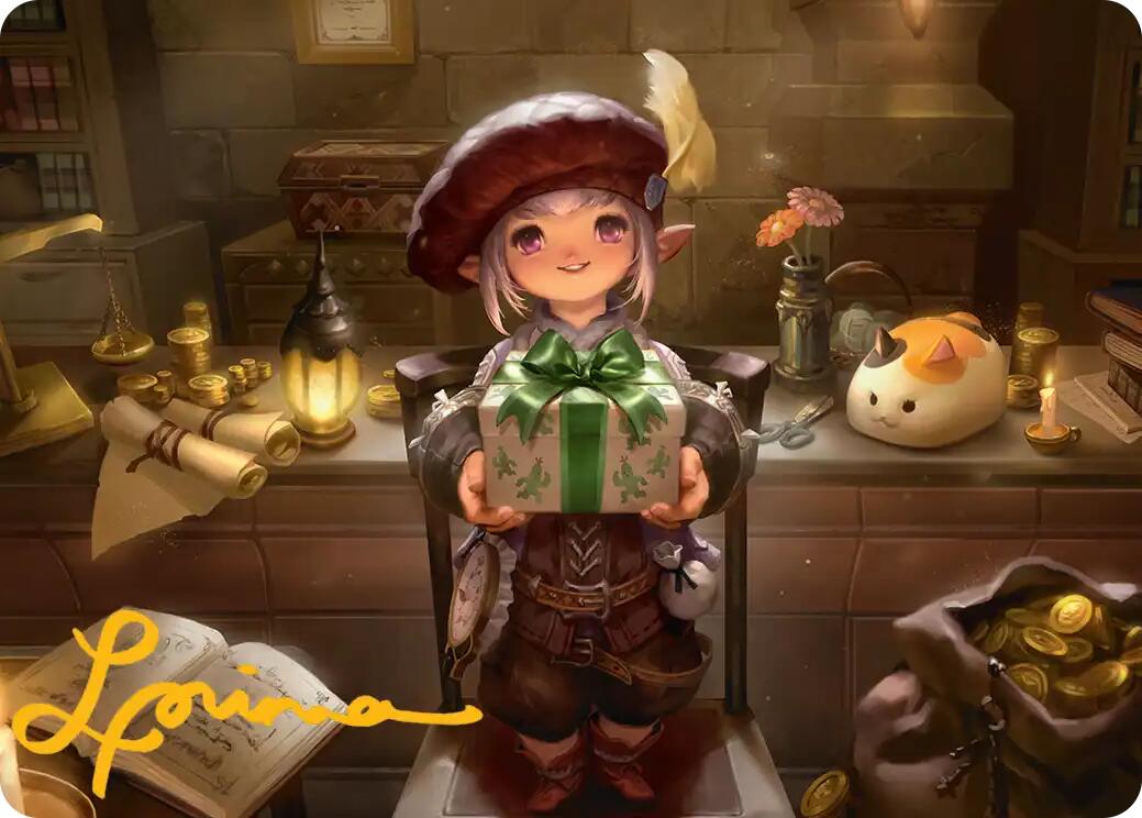 Tataru Taru Art Card (Gold-Stamped Signature) [FINAL FANTASY Art Series] MTG Single Magic: The Gathering | Red Claw Gaming