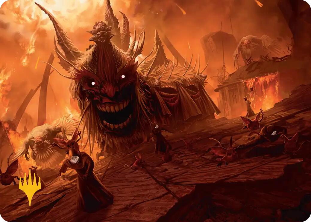 The Final Days Art Card (Gold-Stamped Planeswalker Symbol) [FINAL FANTASY Art Series] MTG Single Magic: The Gathering | Red Claw Gaming