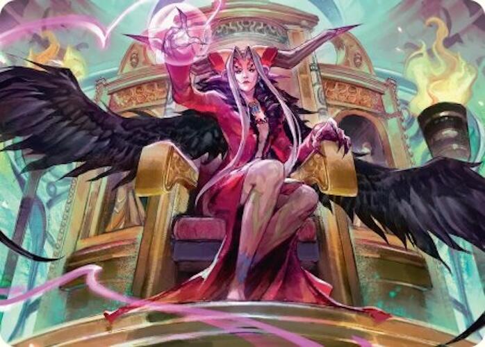Sorceress's Schemes Art Card [FINAL FANTASY Art Series] MTG Single Magic: The Gathering | Red Claw Gaming