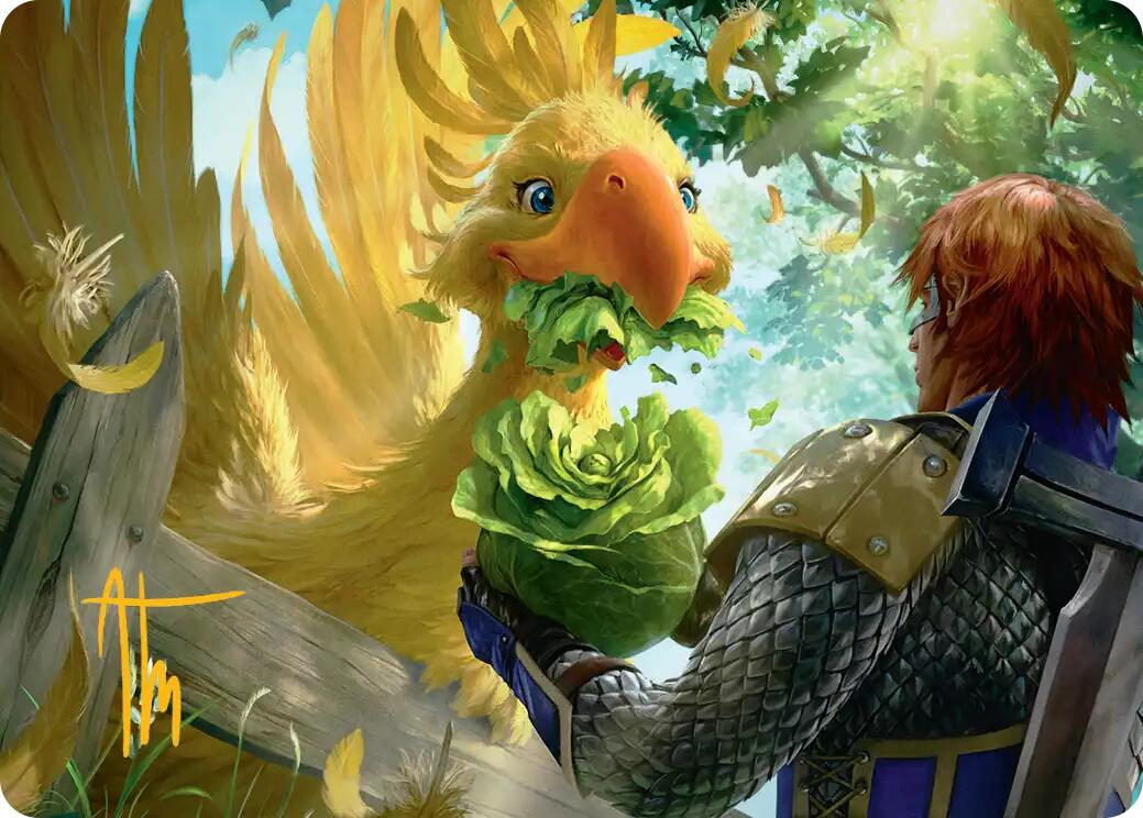 Gysahl Greens Art Card (Gold-Stamped Signature) [FINAL FANTASY Art Series] MTG Single Magic: The Gathering | Red Claw Gaming